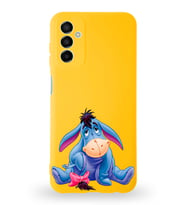 Samsung Galaxy A04s Uyumlu Lansman Kılıf Altı Kapalı İçi Kadife  İyor Tasarımlı  Kapak (Şeffaf)