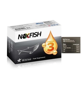 Noxfish Balık Yağı Omega-3 EPA DHA 30 Yumuşak Kapsül