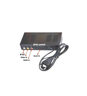 Tüplü Tv Rf Çıkışını - Scart Çıkışına Çevirici Adaptör-RF Modülatör