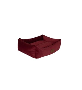 Luna Bordo Büyük Kedi ve Köpek Yatağı 80x60x23 cm, Konforlu ve Şık Tasarım
