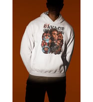 21 Savage Rapper Baskılı Unisex Oversize Hoodie