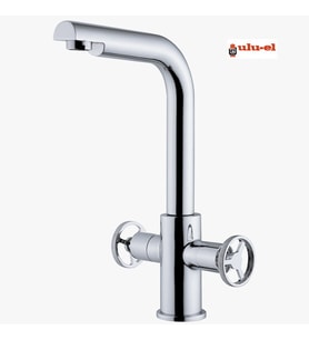 ulu-el Lavabo Batarya Çeşme Musluğu (Krom)