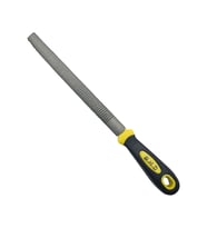 Fixonic B.H.D BHD00420 8mm Plastik Saplı Balık Sırtı Metal Eğe (Ağaç Törpüsü) (Siyah-Sarı)
