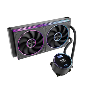 Dragos FrostBite V2 Dijital Isı Göstergeli ARGB 240mm Siyah İşlemci Sıvı Soğutucu