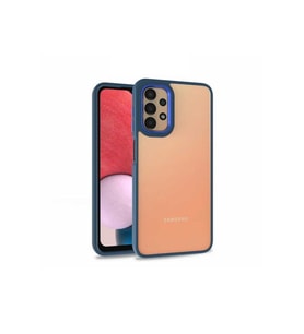 Samsung Galaxy A53 5G Uyumlu Kılıf Zore Flora Kapak (Mavi)