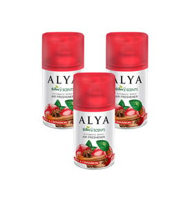 Nature's Scents Apple & Cinnamon - Elma & Tarçın Oda Kokusu Yedek Makine Spreyi 250 ml x3 adet
