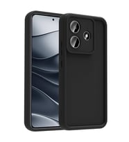 Xiaomi Redmi Note 14 5G Kılıf Kamera Korumalı Kalın Kenarlı Viera Silikon Case (Siyah)