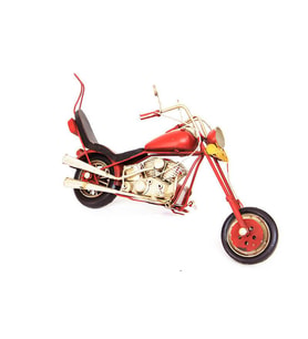 Dekoratif Metal Motosiklet Vintage Biblo Ev Ofis Hediyelik