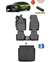 Rizline Peugeot 408 2023 Sonrası Uyumlu 3D Havuzlu Paspas ve Bagaj Havuzu Seti (BENZİN/DİZEL) ASMA KOKU VE NUMARATÖR HEDİYELİ