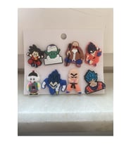 Dragon Ball Anime Terlik Süsü Cross Terlik Jibbitz Terlik Aksesuarı 8 Adet (Çok Renkli)