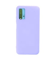 Xiaomi Redmi 9T Kılıf Kamera Korumalı Silikon Rubber Arka Kapak (Lila)