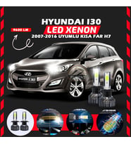 Hyundai İ30 2007-2016 Kısa Far Uyumlu Şimşek Etkili Led Xenon Pro Series H7