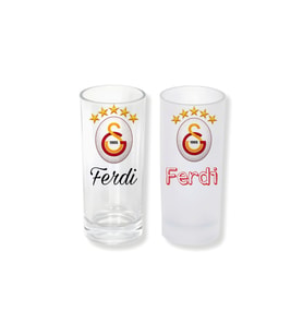 Ghostbastır Design Kişiye Özel Galatasaray Buzlu / Buzsuz Seçenekli Rakı Bardağı – 1 Adet Şık Sunum Bardağı 0203
