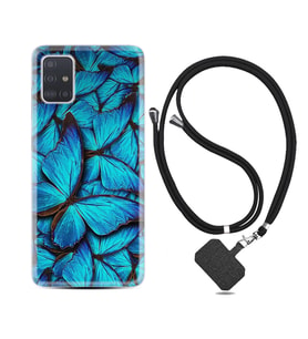 Samsung a71 A72 A73 A7 A9 2018 C7 C9 Kılıf Boyun Askılı Silikon Owl 1351