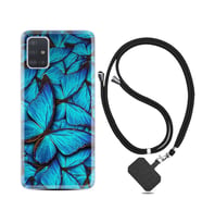 Samsung a71 A72 A73 A7 A9 2018 C7 C9 Kılıf Boyun Askılı Silikon Owl 1351