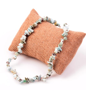 Larimar Taşı Şekilsiz Kolye