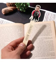 Kişiye Özel Uzaylı Komutan Karikatürlü Çubuk Kitap Ayracı