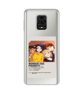 Redmi Note 9 Pro / 9s Uyumlu Wonder Egg Priority Tasarımlı Şeffaf Telefon Kılıfı