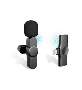Kablosuz Yaka Mikrofon, iPhone ve Android Uyumlu, Wireless Video Yayını