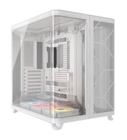 Corsair AIR 5400 RS-R Beyaz 3x120mm ARGB Fan Mesh Temperli Cam USB 3.2 Triple Chamber Mid Tower E-ATX Gaming Kasa (CC-9011319-WW)