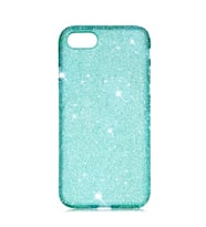 iPhone 8 / İphone 7 / İphone SE Kılıf Işıldayan Şık Tasarım Eni Kılıf (Yeşil)