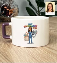 Kişiye Özel Karikatürlü Eczacı Lüks Fincan Tıp Bayramı Hediyesi