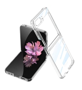 Galaxy Z Flip 6 Kılıf Zore Full Camlı Kıpta Kapak