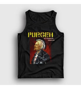 Presmono Unisex Siyah Album Punk Müzik Purgen Atlet 502180tt