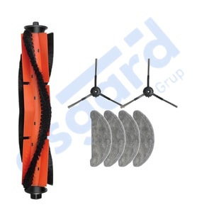 Roidmi Eve - Eve Plus Uyumlu 1 Ana Fırça 2 Yan Fırça 4 Mop PKT-iasgf0000655