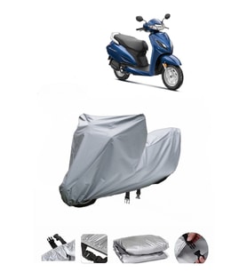 Honda Activa S Gri Motosiklet Brandası ARKA ÇANTA UYUMLU DEĞİLDİR