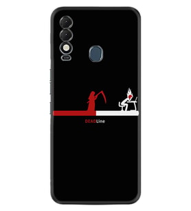 Tecno Spark 8T Kılıf Silikon Desen Özel Seri Dead Line 1662
