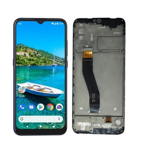 General Mobile GM10 ile Uyumlu Lcd Ekran Dokunmatik Çıtalı (Siyah)