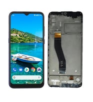 General Mobile GM10 ile Uyumlu Lcd Ekran Dokunmatik Çıtalı (Siyah)