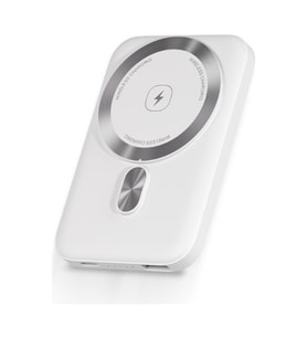 Polosmart PBS133 Magsafe Kablosuz Hızlı Şarj Powerbank 5000 mAh 15W Beyaz