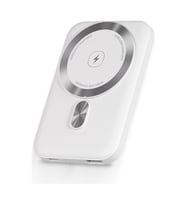 Polosmart PBS133 Magsafe Kablosuz Hızlı Şarj Powerbank 5000 mAh 15W Beyaz