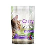 Catty Bistro Sağlıklı Kemikler Somon & Yaban Mersini & Kızılcıklı Kedi Ödül Maması (Health Bones) 60 Gr