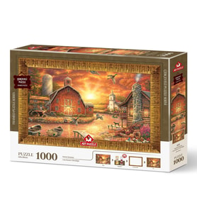 Art Puzzle Gün Batımı Yolculuğu 1000 Parça Çerçeveli Puzzle
