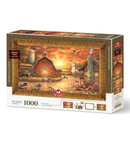Art Puzzle Gün Batımı Yolculuğu 1000 Parça Çerçeveli Puzzle