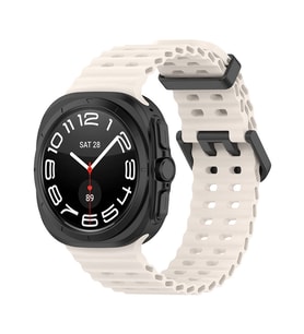 Samsung Galaxy Watch Ultra 47mm Uyumlu Zore KRD-118 Tırtıklı Tasarım Silikon Kordon