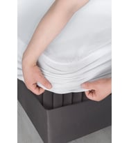 Micro Fitted Full Kenar Su Sıvı Geçirmez Yatak Koruyucu Alez Çarşaf Beyaz