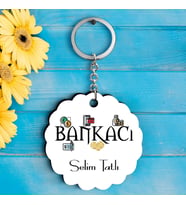 Bankacılara Özel İsimli Anahtarlık