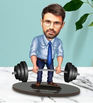 Kişiye Özel Ofisboy 2 Tasarımlı Karikatür Biblo