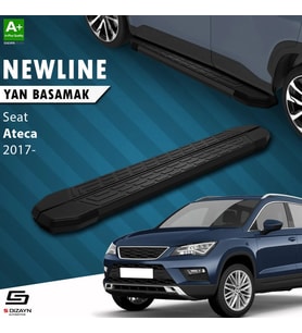 S-Dizayn Seat Ateca NewLine Siyah Yan Basamak 173 Cm 2017 Üzeri A+ Kalite