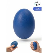Silikon El Egzersiz Topu – El, Parmak ve Bilek Güçlendirme Topu  Kavrama Gücü Artırıcı  Stres Topu  Fizik Tedavi ve Günlük Egzersiz Topu (Mavi)