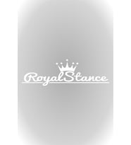 Royal Stance Oto Sticker Beyaz 40 Cm