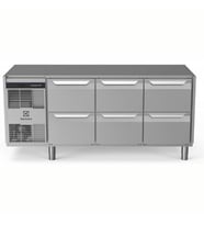 Electrolux Professional Endüstriyel Soğuk Tezgah 6 Çekmeceli 440 Lt EH3H7BBB