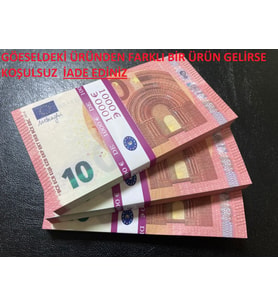 300 ADET 10 EURO GEÇERSİZ EĞLENCE OYUN ŞAKA  DÜĞÜN PARASI