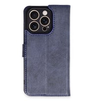 Newface Apple iPhone 16 Pro Kılıf Trend S Plus Kapaklı Kılıf - Lacivert
