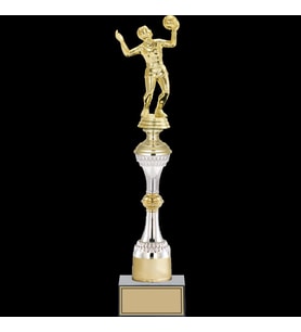 ODAK KUPA - Figürlü Kupalar - Voleybol Kadın Figürlü Kupalar FG-032 B - 43 cm