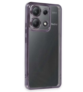 Poco X6 Kılıf Razer Lensli Silikon - Mor
